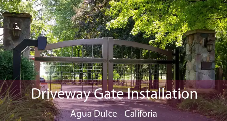 Driveway Gate Installation Agua Dulce - Califoria